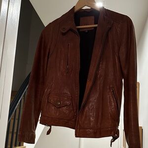 Banana Republic Women's Brown Leather Jacket
